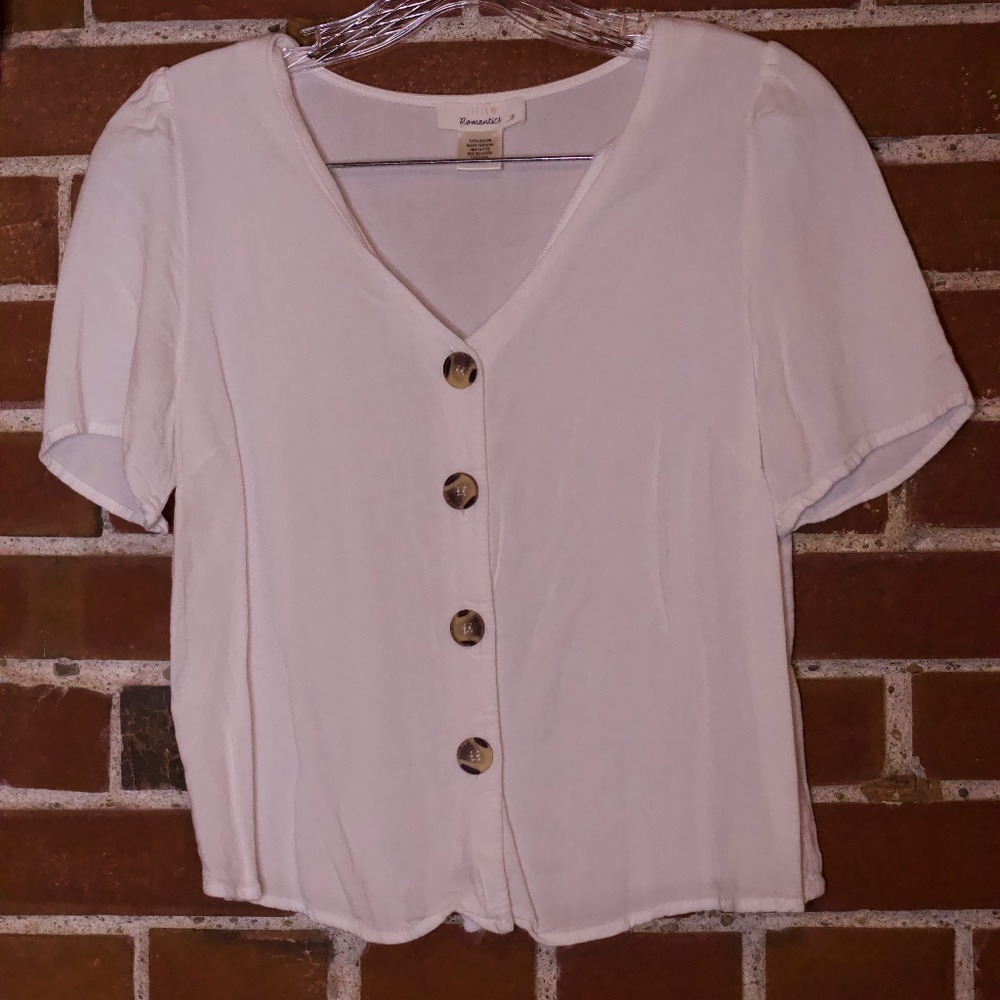 White Button Top